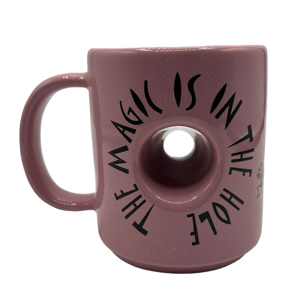 VOODOO DONUT COFFEE MUG preowned coffee mug “The magic is in the hole” - Picture 5 of 8